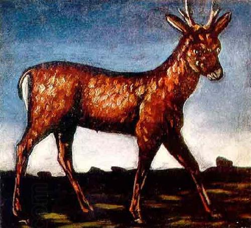 Niko Pirosmanashvili Walking Gazelle oil painting picture